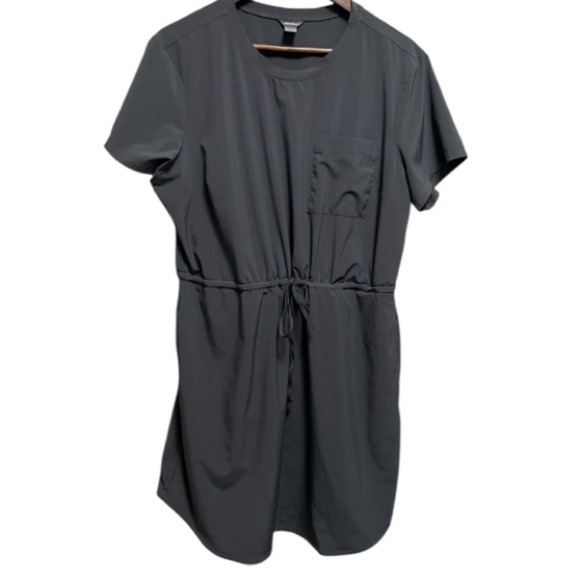 Eddie Bauer Gray Escapelite Short Sleeve Dress Women’s XL - Picture 10 of 11